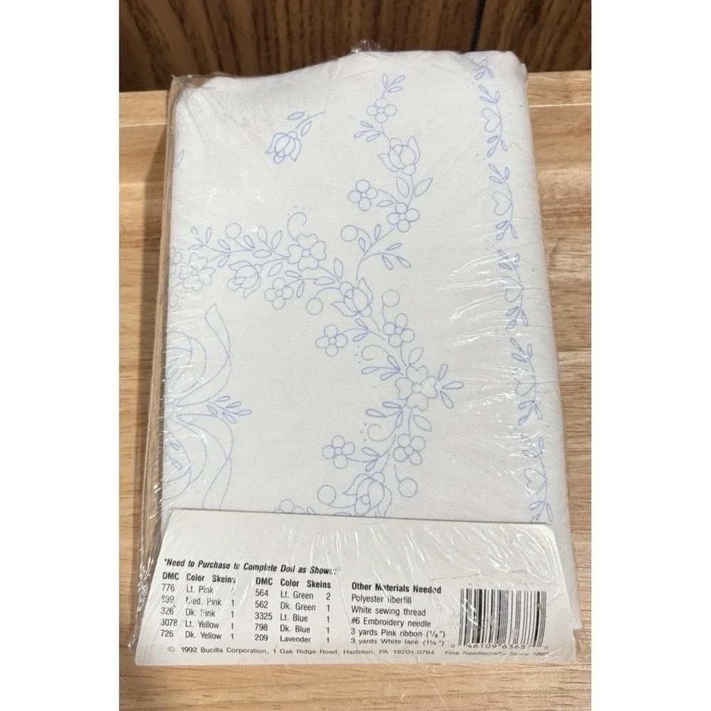 Bucilla 63687 Baby Julie Pillowcase‎ Doll Kit Special Edition Sealed Vintage NOS